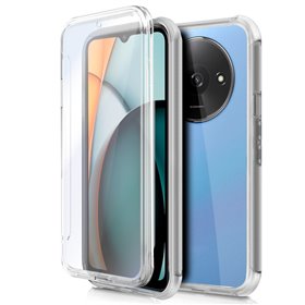 Capa COOL de Silicone 3D para Xiaomi Redmi A3 (frente e verso transparentes)