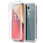 Capa COOL de Silicone 3D para Xiaomi Redmi Note 13 Pro / Note 14S / Poco M6 Pro (transparente frente + verso)