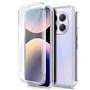 Capa COOL de Silicone 3D para Xiaomi Redmi Note 14 Pro (transparente frente + verso)
