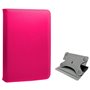 Capa COOL Ebook / Tablet 7 poleg. Couro Sintético Rosa Rotativa