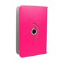 Capa COOL Ebook / Tablet 7 poleg. Couro Sintético Rosa Rotativa