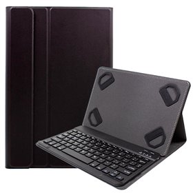 Capa COOL Ebook / Tablet 9 - 10,5 polegadas Teclado Bluetooth Couro Sintético Preto (Espanhol)