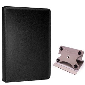 Capa COOL Ebook / Tablet 9 poleg. Couro Sintético Preto Rotativa
