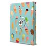 Capa COOL Ebook / Tablet 9.7 - 11 poleg. Couro Sintético Sorvetes (Quadrado)