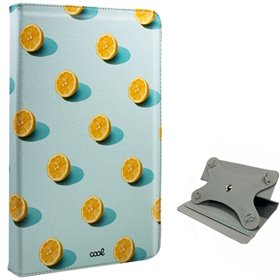Capa COOL Ebook / Tablet Universal 9.7 - 11 poleg. Couro Sintético Limões (Panorâmico)