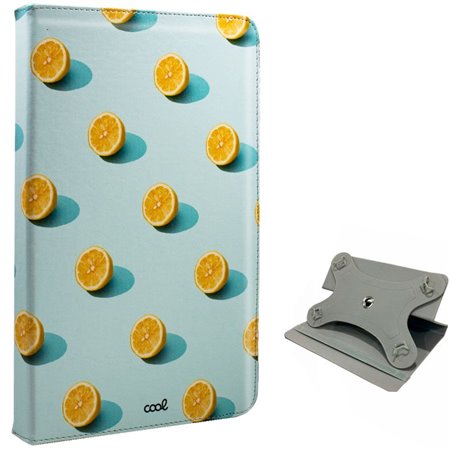 Capa COOL Ebook / Tablet Universal 9.7 - 11 poleg. Couro Sintético Limões (Panorâmico)