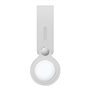 Capa COOL Loop compatível com AirTag Silicone Branco