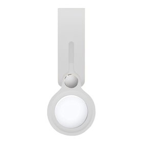 Capa COOL Loop compatível com AirTag Silicone Branco