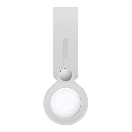 Capa COOL Loop compatível com AirTag Silicone Branco