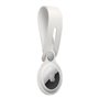 Capa COOL Loop compatível com AirTag Silicone Branco