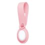 Capa COOL Loop compatível com AirTag Silicone Rosa
