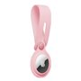 Capa COOL Loop compatível com AirTag Silicone Rosa