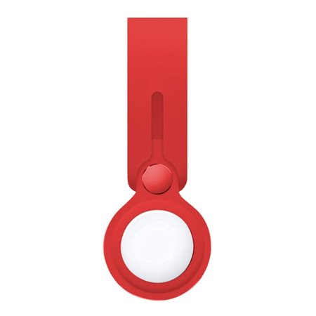 Capa COOL Loop compatível com AirTag Silicone Vermelho