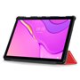 Capa COOL para Huawei Matepad T10s Couro Sintético Vermelho 10.1 polegadas