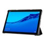 Capa COOL para Huawei Mediapad M5 Lite Couro Sintético Preto 10.1 polegadas