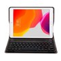 Capa COOL para iPad (2019 / 2020 / 2021) 10,2 pol. Couro Sintético Teclado Bluetooth (Preto)