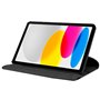 Capa COOL para iPad (2022 / 2024) 10.9 (10 Gen.) / iPad 11 2025 (A16) Couro Sintético Preto