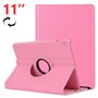 Capa COOL para iPad Pro 11 (2018) Rotativa Couro Sintético Rosa