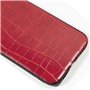 Capa COOL para iPhone 11 Pro Max Leather Crocodile Vermelho