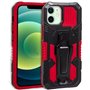 Capa COOL para iPhone 12 / 12 Pro Hard Clip Vermelho
