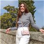 Capa COOL para iPhone 12 Mini Pingente Carteira Rosa