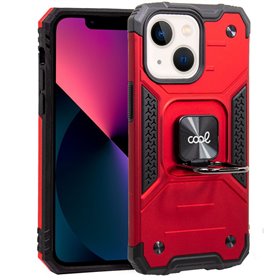 Capa COOL para iPhone 13 mini Hard Ring Vermelho
