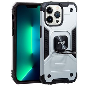 Capa COOL para iPhone 13 Pro Hard Ring Prata