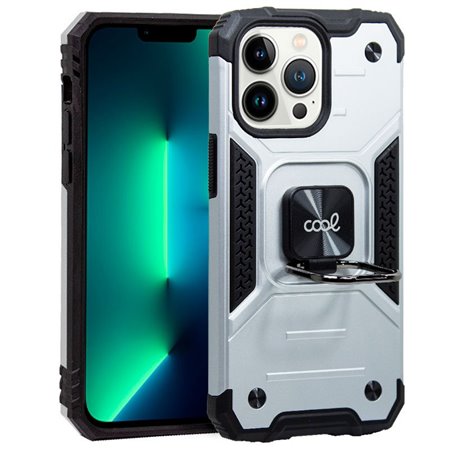 Capa COOL para iPhone 13 Pro Hard Ring Prata