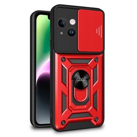 Capa COOL para iPhone 14 Hard Ring Vermelho