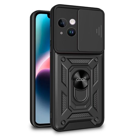Capa COOL para iPhone 14 Plus Hard Ring Preto