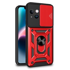 Capa COOL para iPhone 14 Plus Hard Ring Vermelho