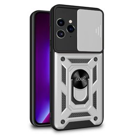 Capa COOL para iPhone 14 Pro Hard Ring Prata