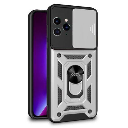 Capa COOL para iPhone 14 Pro Hard Ring Prata