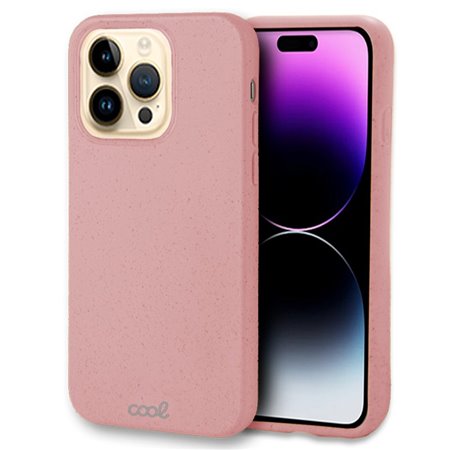 Capa COOL para iPhone 14 Pro Max Eco Biodegradável Rosa