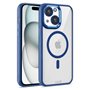 Capa COOL para iPhone 15 Magnética Borde Marinho