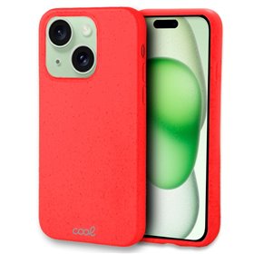 Capa COOL para iPhone 15 Plus Eco Biodegradável Vermelho