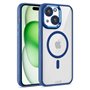 Capa COOL para iPhone 15 Plus Magnética Borde Marinho