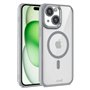 Capa COOL para iPhone 15 Plus Magnética Borde Prata