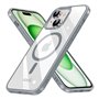 Capa COOL para iPhone 15 Plus Magnética Borde Prata