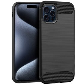 Capa COOL para iPhone 15 Pro Carbono Preto