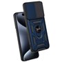 Capa COOL para iPhone 15 Pro Hard Ring Marinho