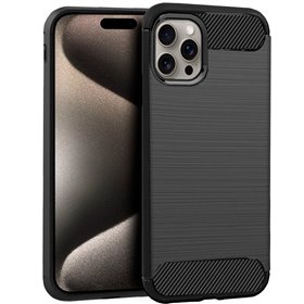 Capa COOL para iPhone 15 Pro Max Carbono Preto