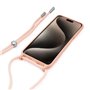 Capa COOL para iPhone 15 Pro Max Cordão Rosa