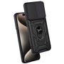 Capa COOL para iPhone 15 Pro Max Hard Ring Preto
