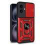Capa COOL para iPhone 16 Hard Ring Vermelho