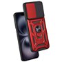 Capa COOL para iPhone 16 Hard Ring Vermelho