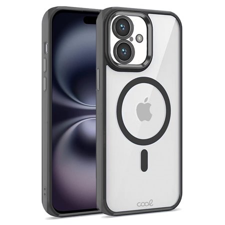 Capa COOL para iPhone 16 Magnética Borde Preto