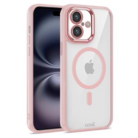 Capa COOL para iPhone 16 Magnética Borde Rosa