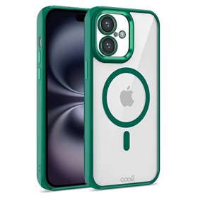 Capa COOL para iPhone 16 Magnética Borde Verde