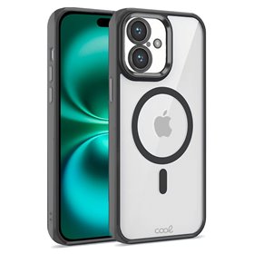 Capa COOL para iPhone 16 Plus Magnética Borde Preto